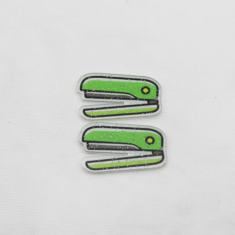 Wholesale 10pcs Back To School Theme Glitter Accessories FlatBack